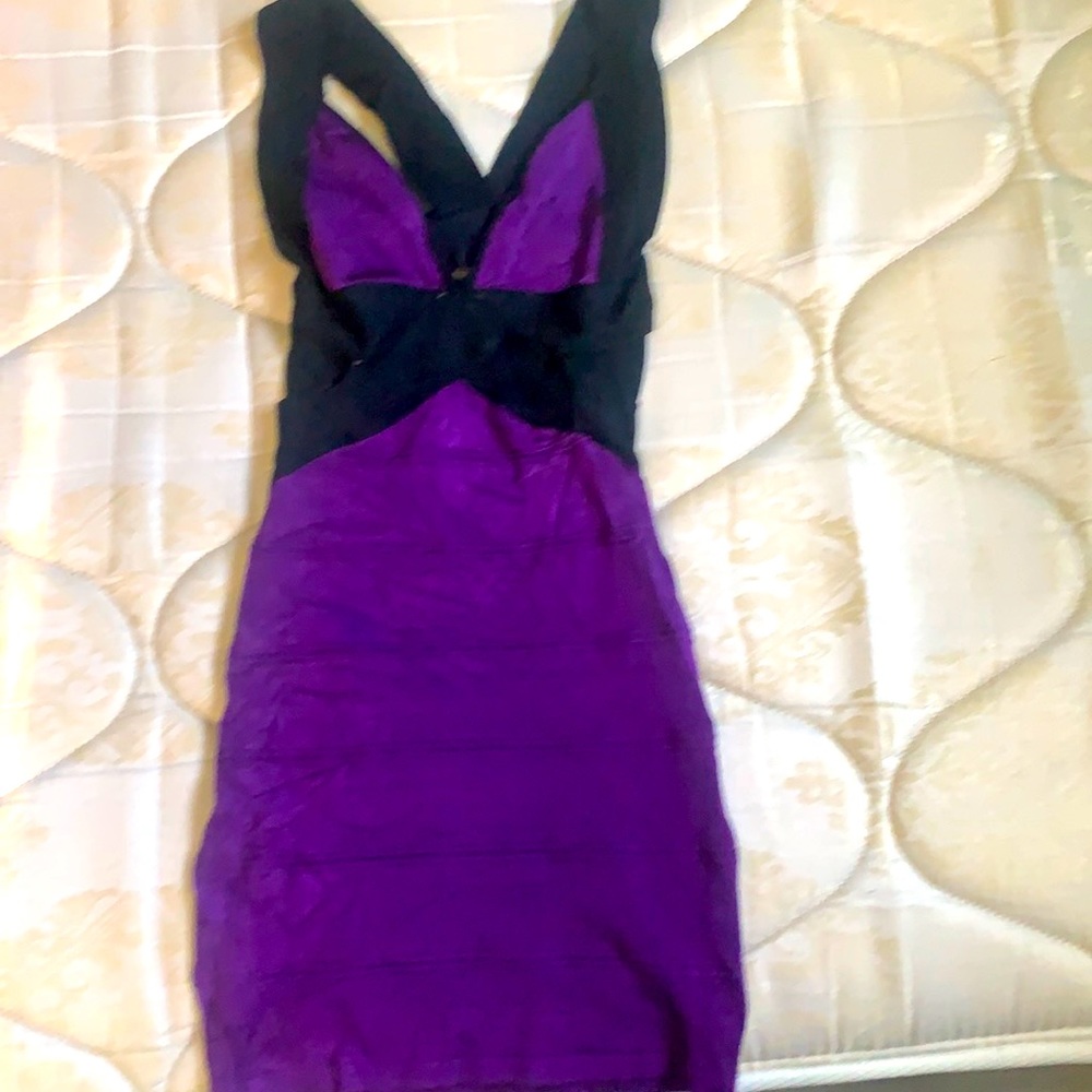 Purple bandana dress
